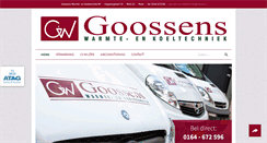 Desktop Screenshot of goossenswarmtetechniek.nl